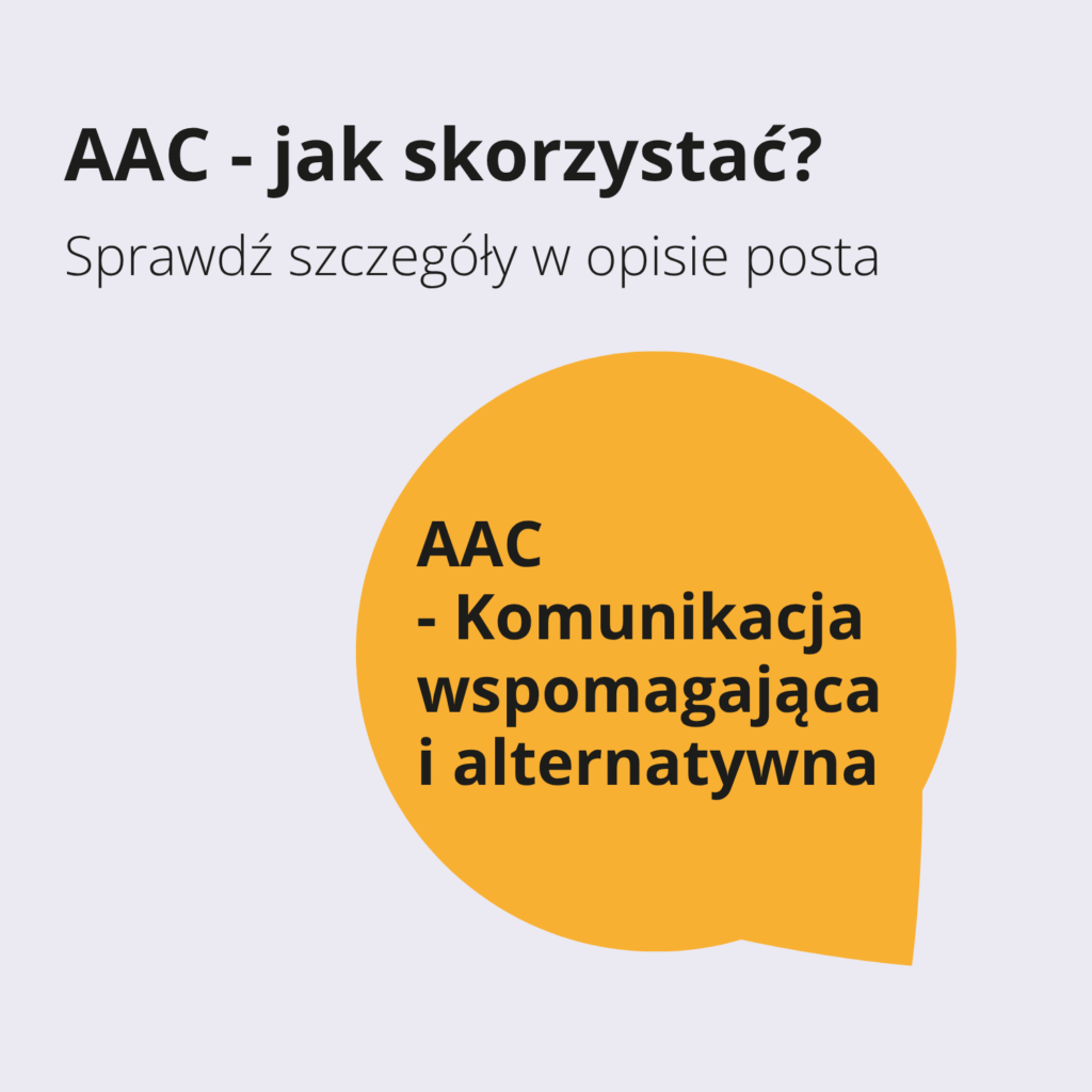 AAC - Komunikacja wspomagająca i alternatywna