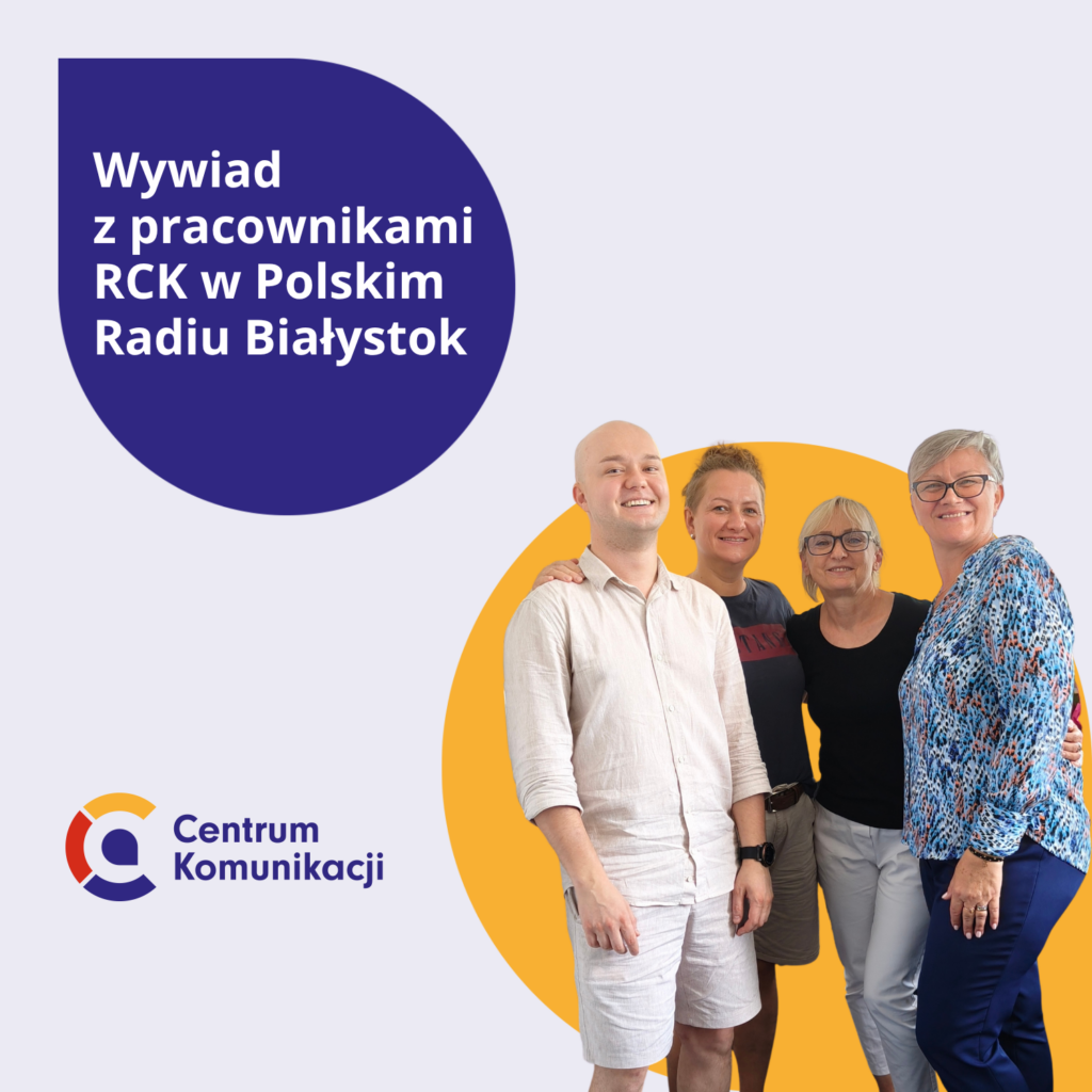 Wywiad z pracownikami RCK w Polskim Radiu Białystok