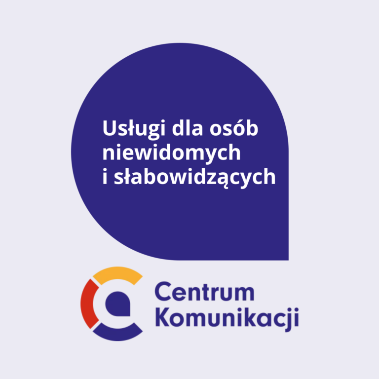 Usługi dla osób niewidomych i&nbsp;słabowidzących